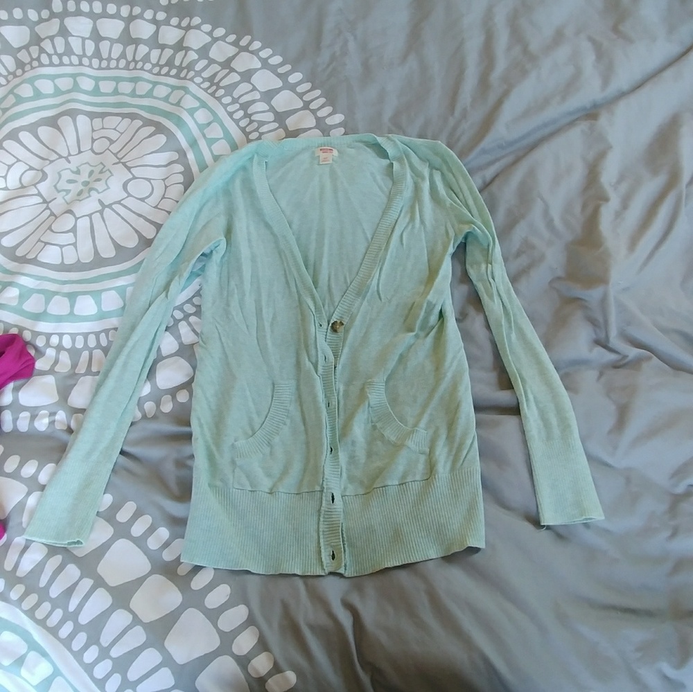 Mint cardigan